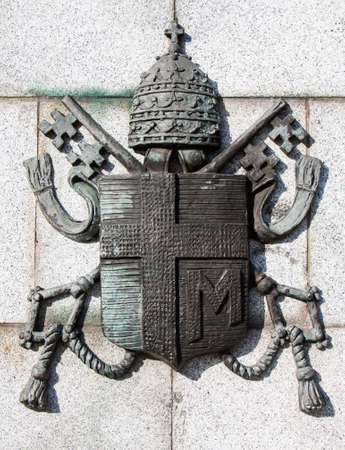 Jhon Paul II Coat of armsの写真素材