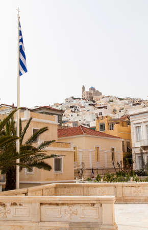 Image of Ermuopolis at Syros , Greeceの写真素材
