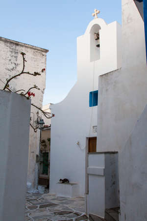 Greek church , paros , Greeceの写真素材