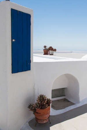  Scene of Oia Village at Santorini,Greeceの写真素材