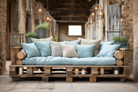Design a home with natural fabrics, pastel shades, and an interior that exudes lightness and airiness.の素材
