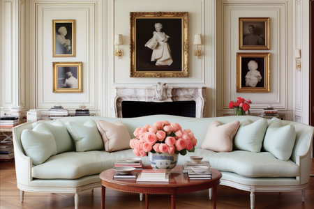 Blend different styles, eras, and cultures to form a unique and captivating interior design.の素材
