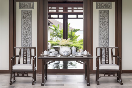 Blend different styles, eras, and cultures to form a unique and captivating interior design.の素材