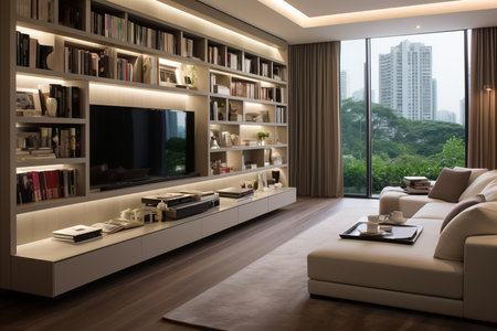 Design bright and open interiors for an apartment, with a focus on natural materials, light tones, and a cozy atmosphere.の素材