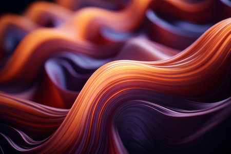 Modern Design Texture Wallpaper. Stylish Painting.Techno abstract background overlap layer on dark space with purple light line effect decorationの素材