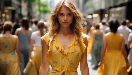 a concept for an attention grabbing digital billboard ad with vibrant colors, bold typography, and a bustling urban backdrop to engage the city crowdの素材