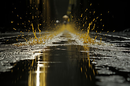 a dynamic and energetic background for a men s running sports event with a modern and sleek aestheticの素材