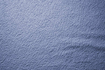 Blue soft fabric, abstract background, close up