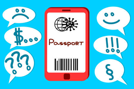 passport of immunity in a phone, discussion of problems, questions and difficulties.