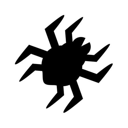 Parasite mite or bug icon. Outline parasite mite vector icon for web design isolated on white background.のイラスト素材