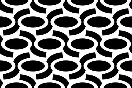 Abstract seamless geometric 3d pattern on a white backgroundのイラスト素材