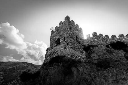 The fortress that dominates the entire valley.のeditorial素材