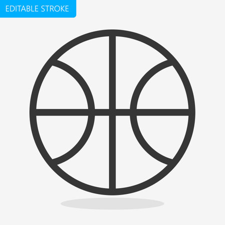 Basketball icon. Sport symbol. Flat design style eps 10のイラスト素材