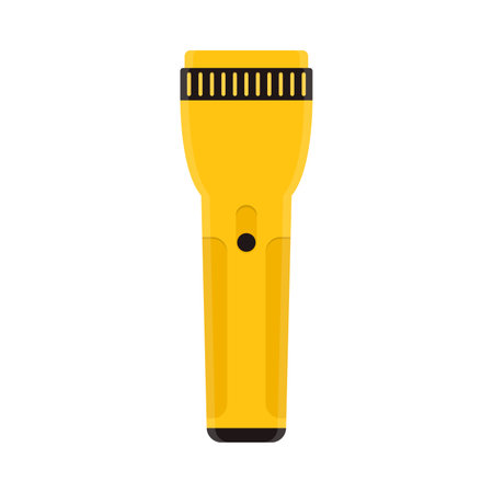 Flashlight icon. Flat illustration of flashlight vector icon for web designのイラスト素材
