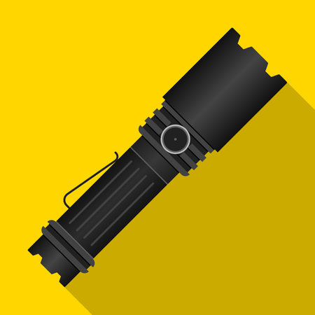 Camera lens icon. Flat illustration of camera lens icon for web designのイラスト素材