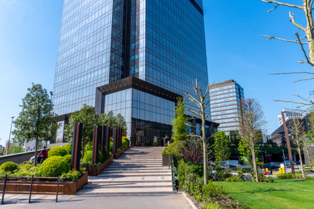 The modern buildings of Frankfurt am Main, Germany