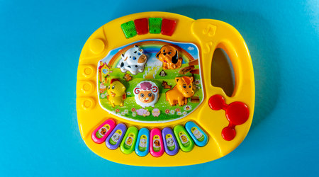 Plastic toy for the development of fine motor skills and motor skills