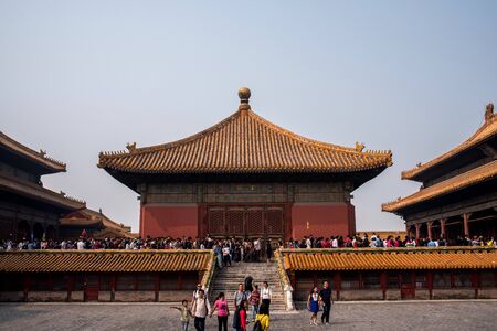 Forbidden city at beijing, china 10-5-2016