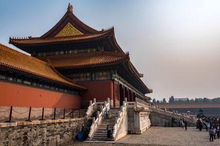 Forbidden city at beijing, china 10-5-2016