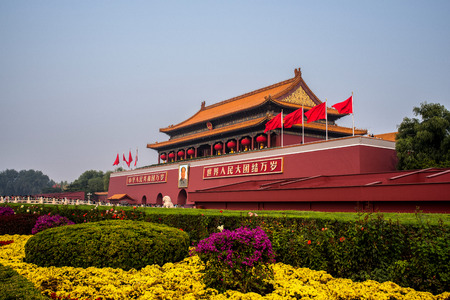 Forbidden city at beijing, china 10-5-2016のeditorial素材