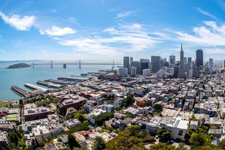 San francisco viewのeditorial素材