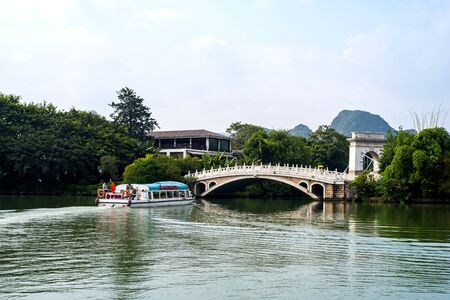 Tourist boat, Chinaのeditorial素材