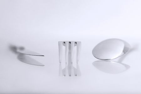 covered isolated on a white background with reflectionの写真素材