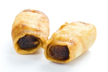 delicious	 spring rolls  traditional china cuisine isolatedの写真素材