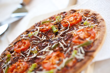 tasty tomato pizzaの写真素材