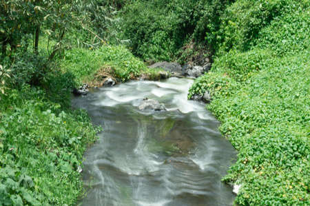 Amazing river in Peguche, Ecuador