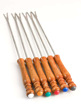 fondue forksの写真素材