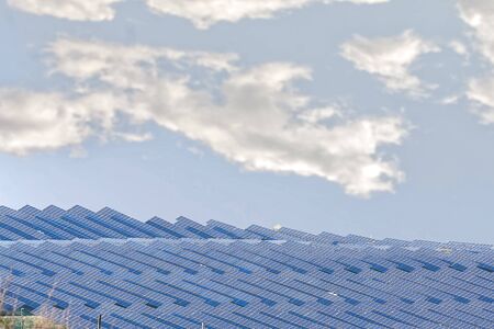 solar panelsの写真素材