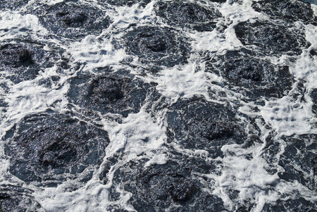 Detail of water purification plant from industrial processesの写真素材