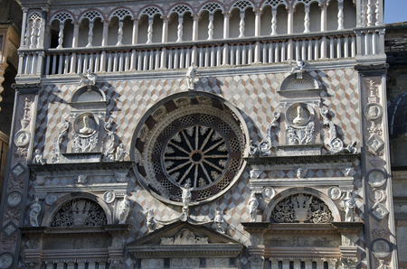 Bergamo, Italy - August 4, 2016: Colleoni Chapel Detail