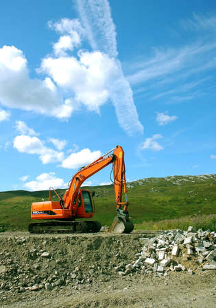 Earthmover in nature