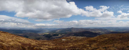 View of the Highlands, Scotlandの写真素材