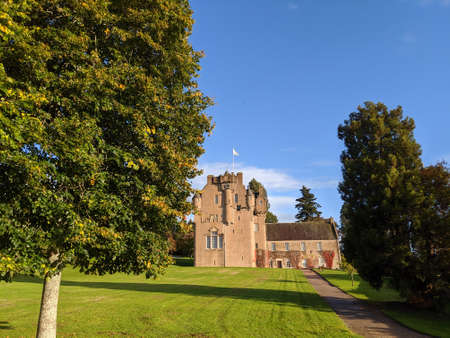 Crathes Castle, Aberdeenshire, Scotlandのeditorial素材