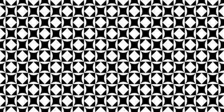 Black And White Seamless Abstract Pattern Vector Illustrationのイラスト素材