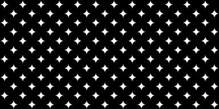 Black And White Seamless Abstract Pattern Vector Illustration