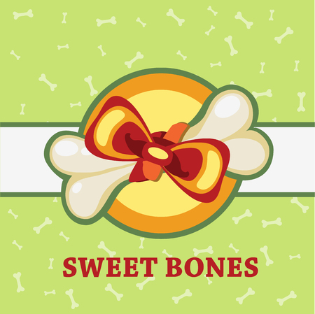 Sweet bones is a great gift for a petのイラスト素材