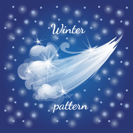 Winter pattern, vector illustration for your design needsのイラスト素材