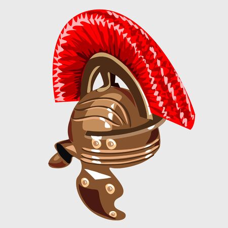 Bronze helmet, the item of armourのイラスト素材