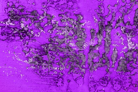 Wonderful purple large holes on scratched cover texture - abstract photo backgroundの写真素材