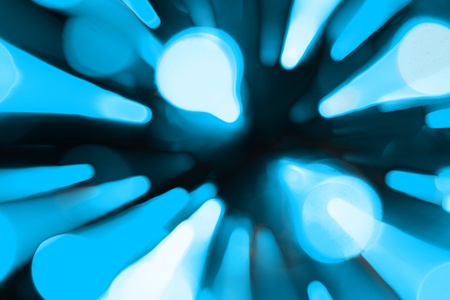 wonderful light blue multi colored moving festoon lights texture - abstract photo backgroundの写真素材
