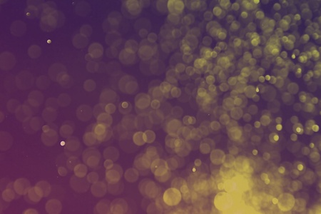 beautiful yellow lots of falling sparkles one color bokeh texture - abstract photo background