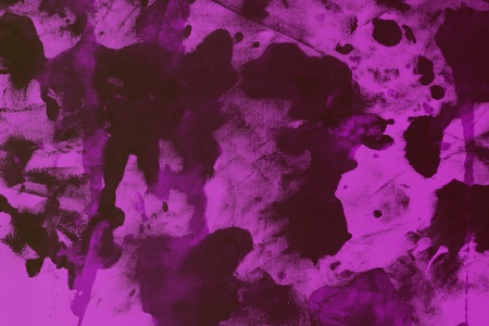 design vintage purple randomly painted canvas, fabric with color paint spots and blots texture for design purposes.の写真素材