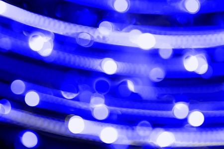 wonderful blue xmas moving moving disco lights texture - abstract photo backgroundの写真素材