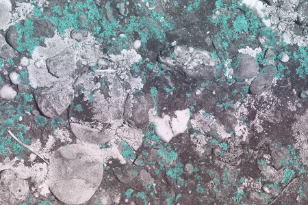 wonderful light blue vintage dirty mossy stone texture - abstract photo background
