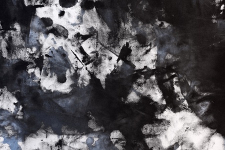 beautiful shabby randomly painted canvas, fabric with color paint spots and blots texture for design purposes.の写真素材