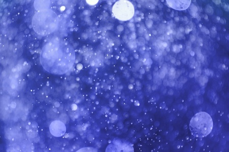 nice blue many falling light one color bokeh texture - abstract photo backgroundの写真素材